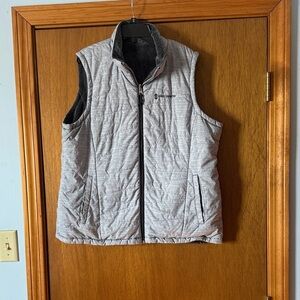 Free Country Gray reversible Quilted Vest